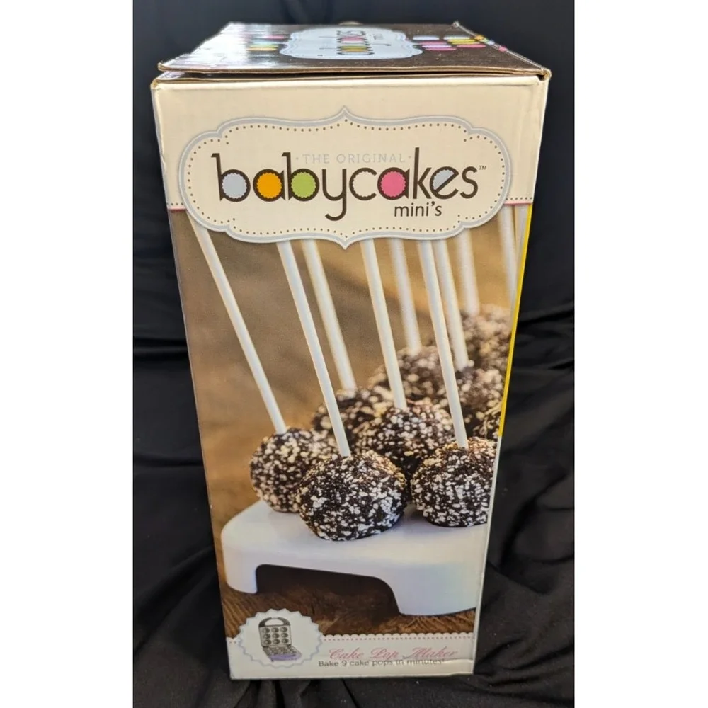 🍭Babycakes Mini's CPM-20 Mini Cake Pop Maker~ Purple Dessert Sweets Treats NEW